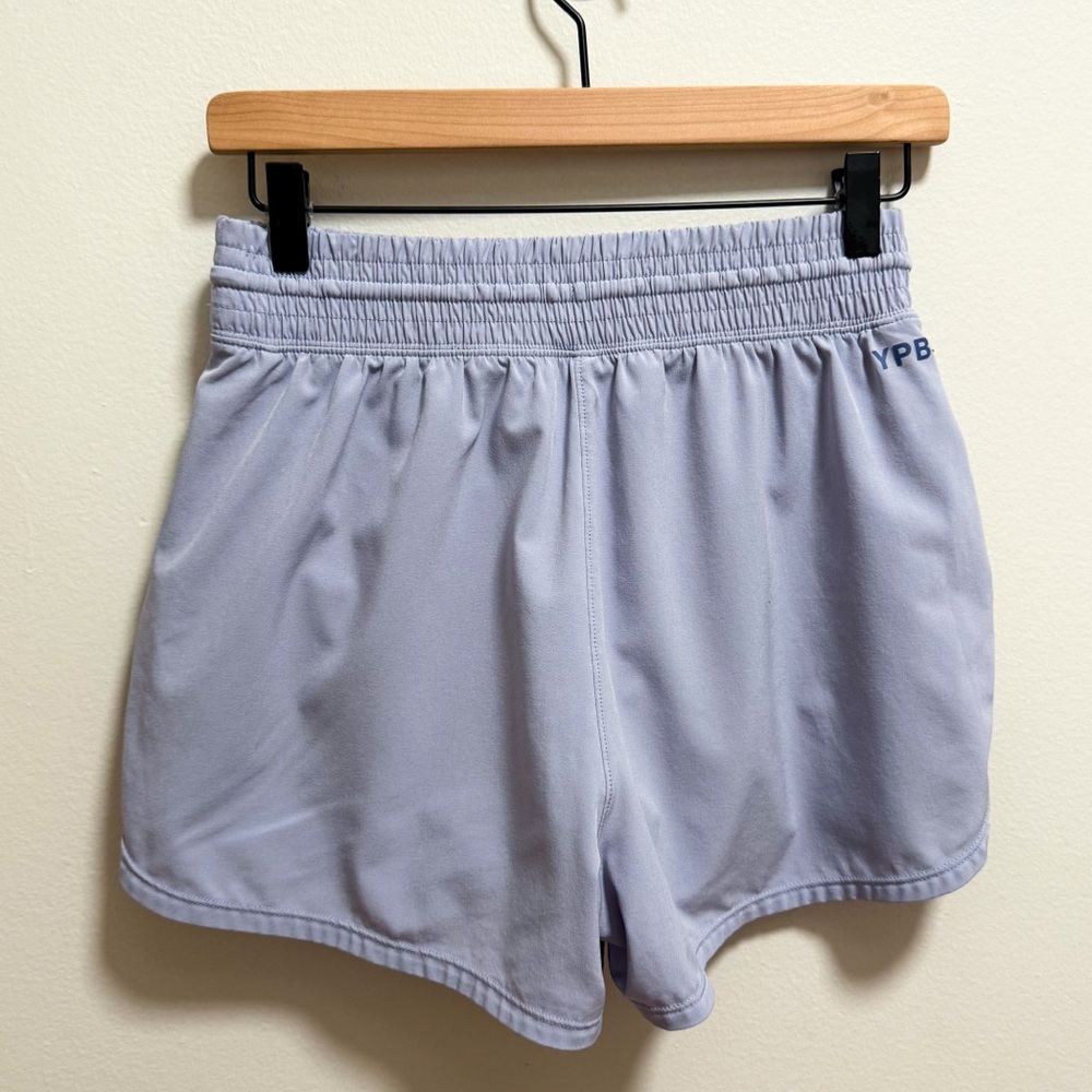 Abercrombie YPB running shorts dolphin hem scrunch waist adjustable pockets S - Picture 8 of 8